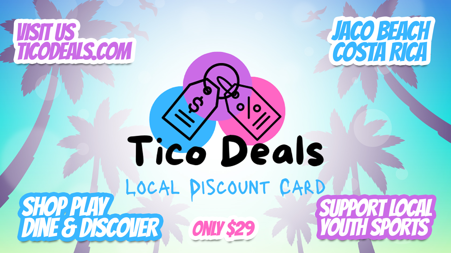 Tico Deals Local Discount Card. Jaco Costa Rica